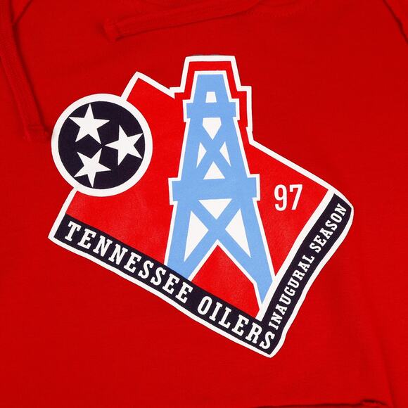 NFL Tennessee Oilers Mens XL Hoodie Team Apparel Sweatshirt Inaugural Season - Picture 1 of 10